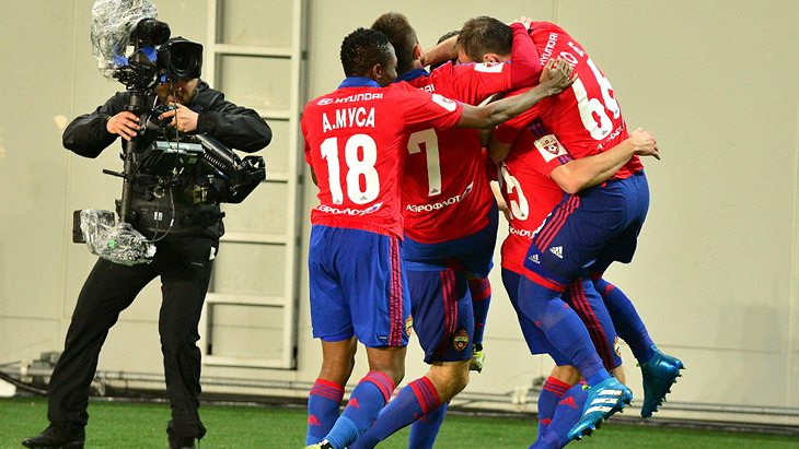 Радость футболистов ЦСКА