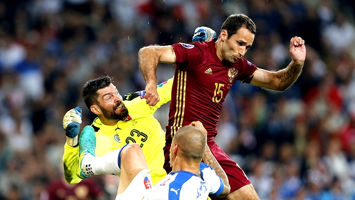 Роман Широков помог сборной России забить единственный гол в матче со словаками