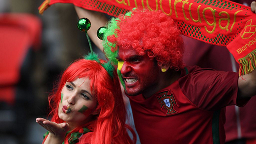 Болельщики сборной Португалии