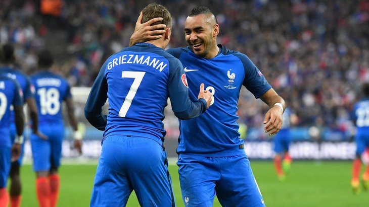 Антуан Гризманн и Димитри Пайе