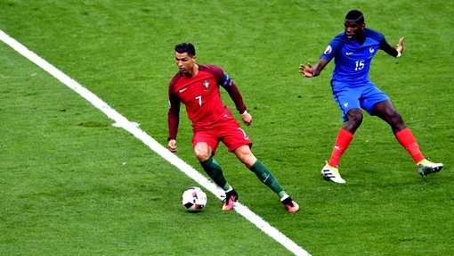 Криштиану Роналду и Поль Погба