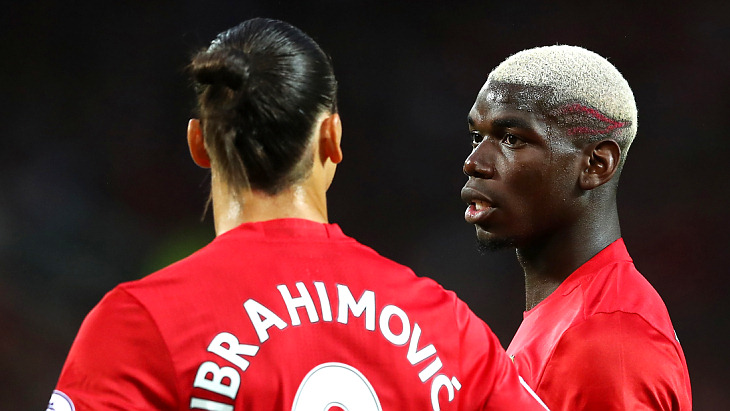 Златан Ибрагимович и Поль Погба