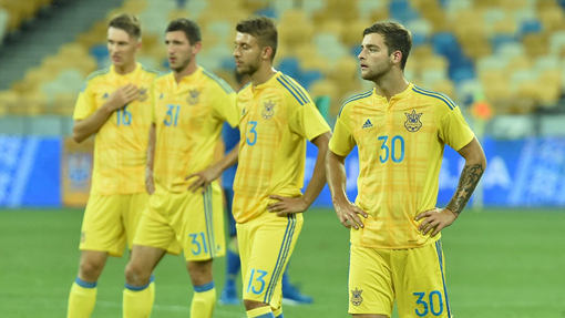 Тренировка сборной Украины