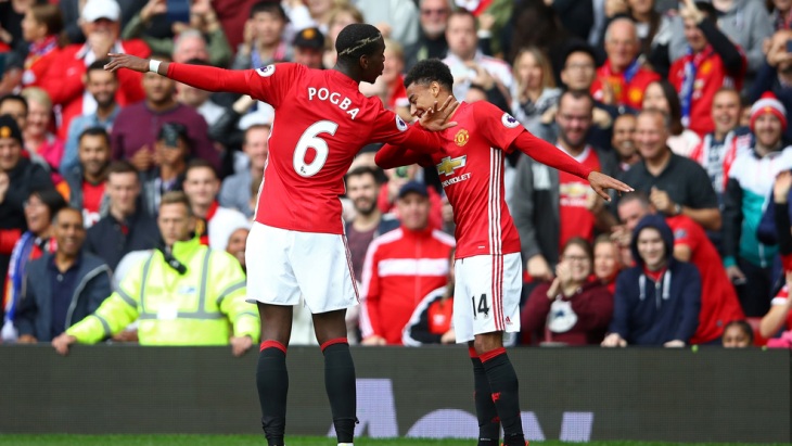 Поль Погба забил дебютный мяч в футболке «МЮ»
