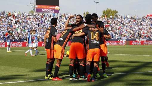 Радость игроков «Валенсии»