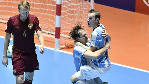 Аргентина празднует победу над Россией