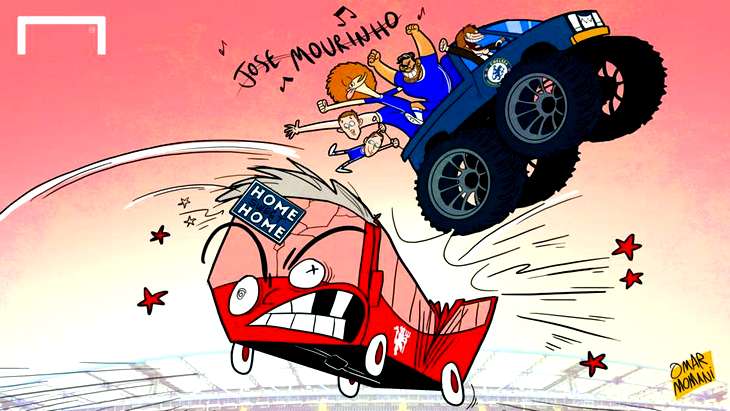 «Челси» переехал автобус «Манчестер Юнайтед»