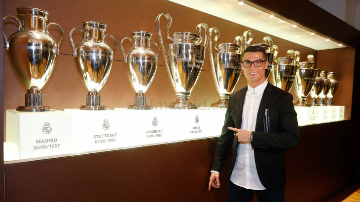 Криштиану Роналду и трофеи «Реала»