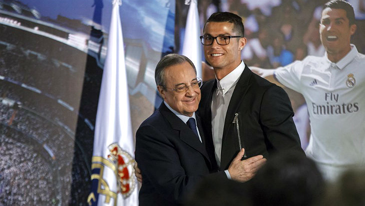 Флорентино Перес и Криштиану Роналду