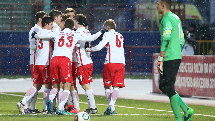 «Спартак-2» поднялся на шестое место в таблице