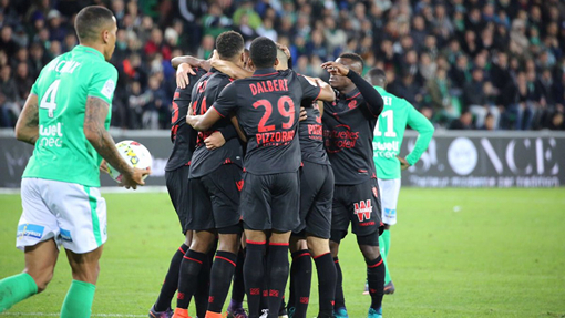 Радость футболистов «Ниццы»