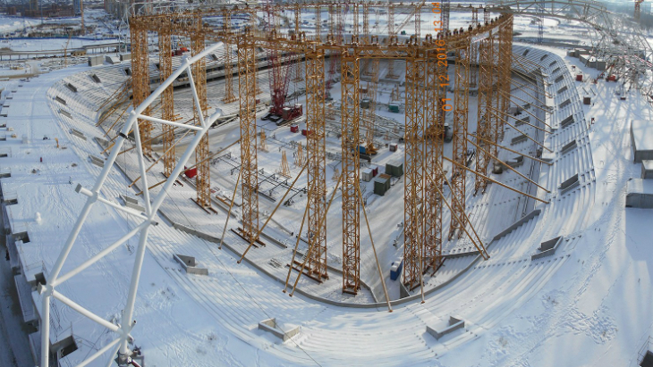 Стройка в Саранске