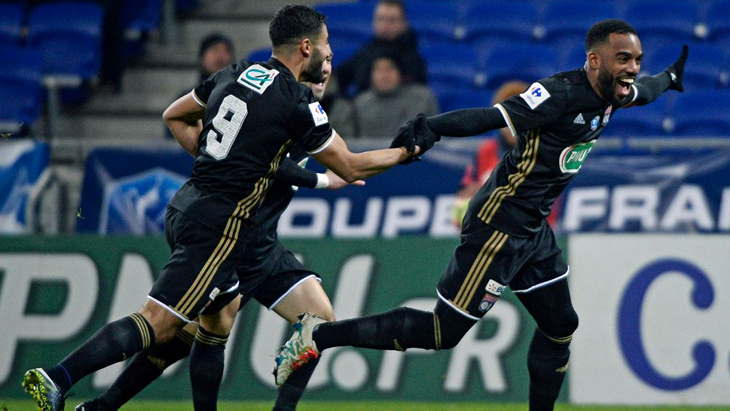 Футболисты «Лиона»