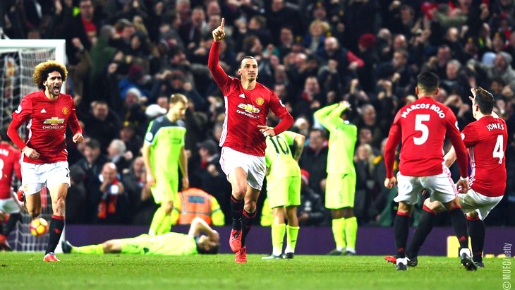 Златан Ибрагимович спас «МЮ» от поражения в матче с «Ливерпулем»