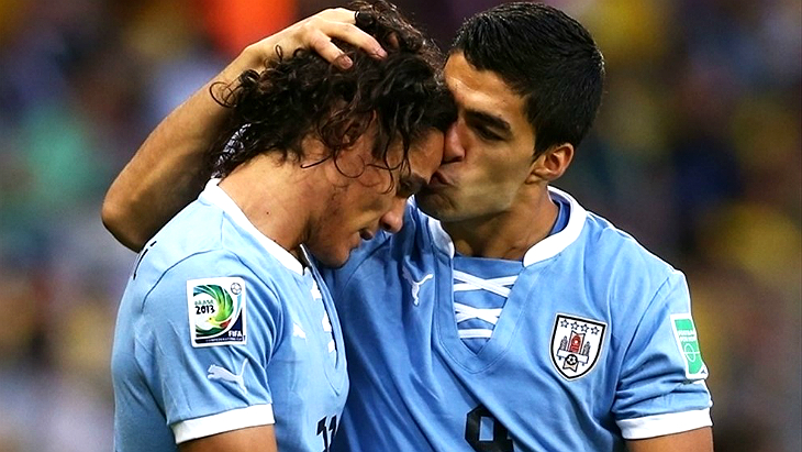 Эдинсон Кавани и Луис Суарес