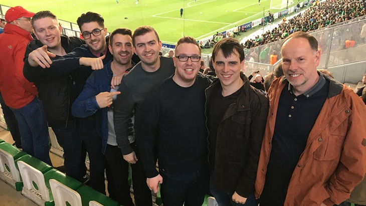 Болельщики «МЮ» в «Сент-Этьене»