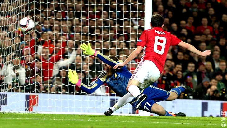 Автором единственного гола в ворота «Ростова» на «Олд Траффорд» стал Хуан Мата