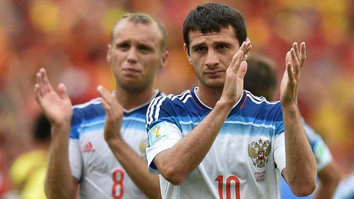 Денис Глушаков и Алан Дзагоев