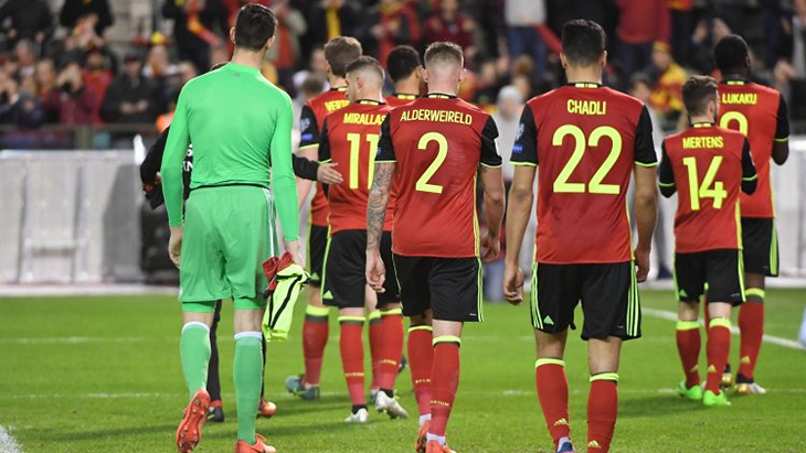 Футболисты сборной Бельгии