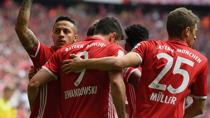 Футболисты «Баварии»