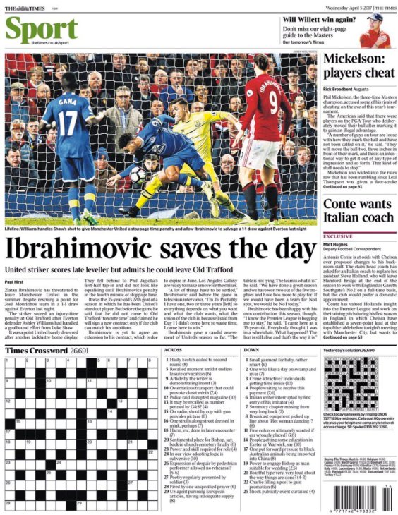 «Ибрагимович спас этот день»