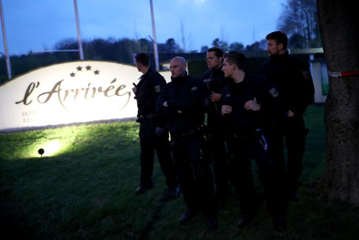 Полиция, по словам игроков, подоспела быстро