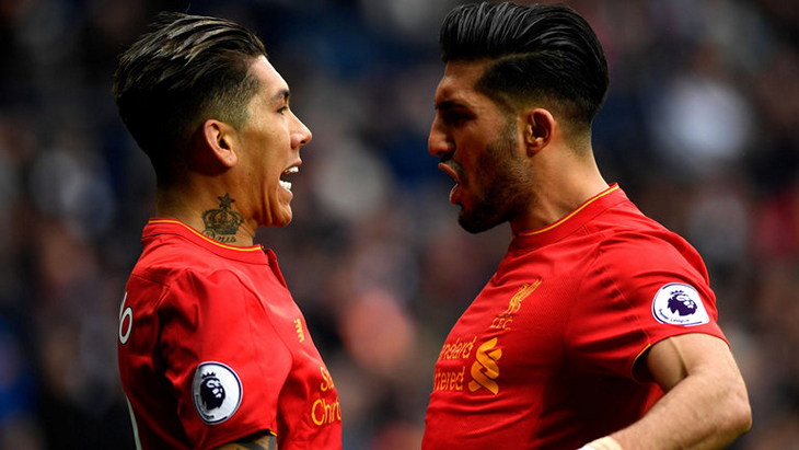 Роберто Фирмино и Эмре Джан