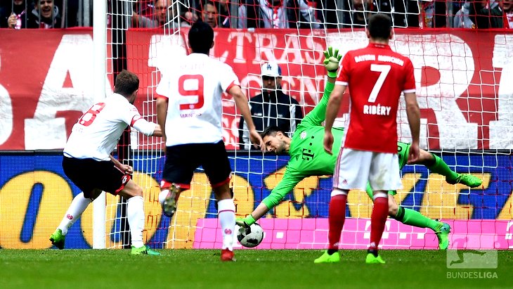 «Бавария» сыграла вничью с «Майнцем»