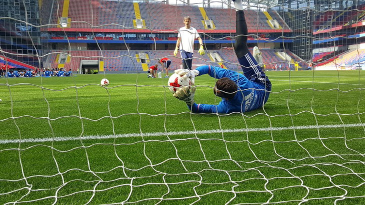 Тренировка сборной России