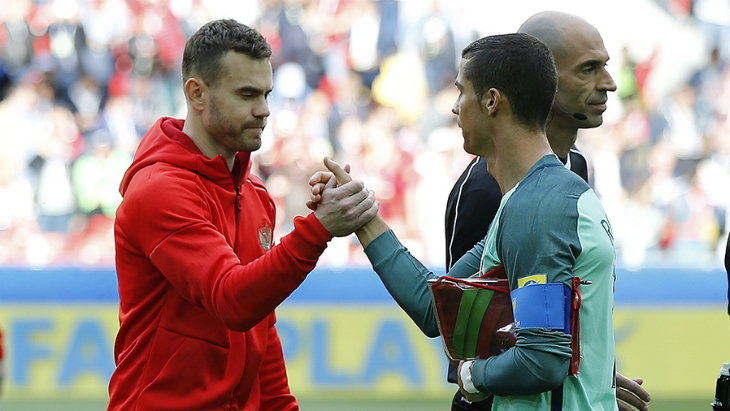 Лидеры сборных России и Португалии