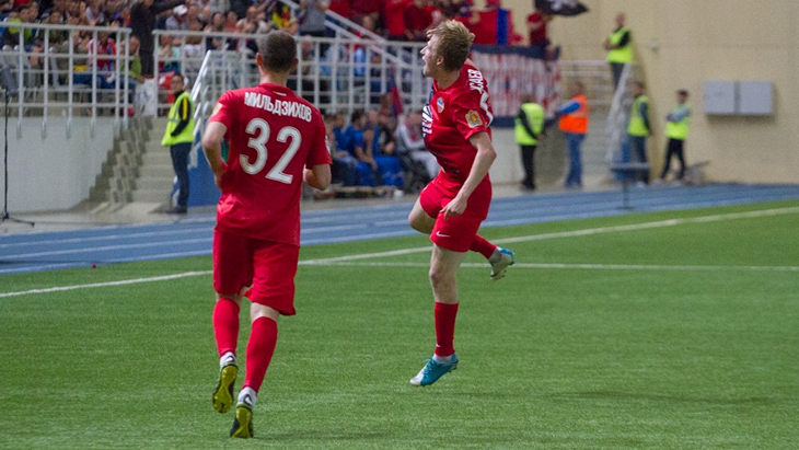 Футболисты «Енисея»