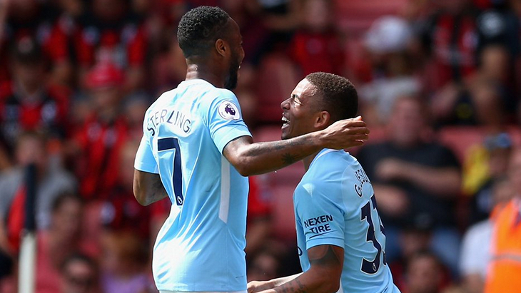 Рахим Стерлинг и Габриэл Жезус