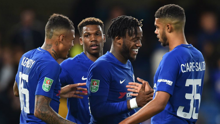 Фрагмент матча «Челси» — «Ноттингем Форест»