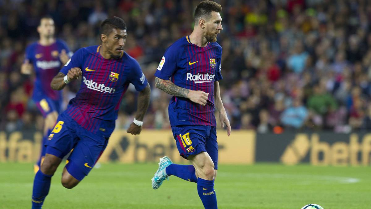 Лионель Месси и Паулиньо