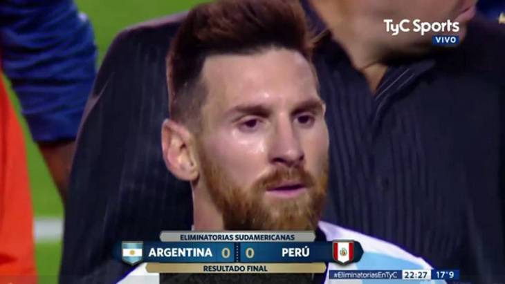 Лионель Месси после финального свистка