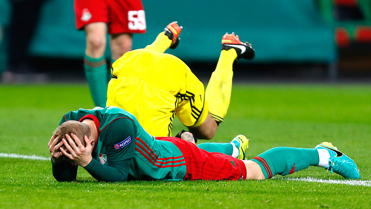 «Локомотив» потерпел домашнее поражение в ЛЕ