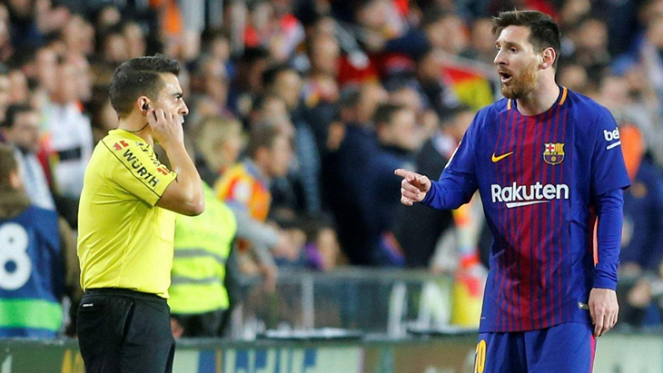 Арбитр не поверил Лионелю Месси