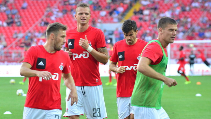 Футболисты «Локомотива»