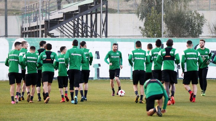 Футболисты «Панатинаикоса»