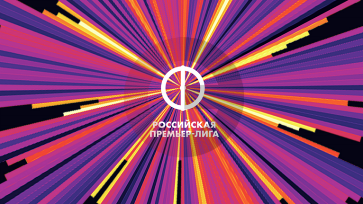 «Голос российского футбола». Ф — символизирует центр поля и противостояние.