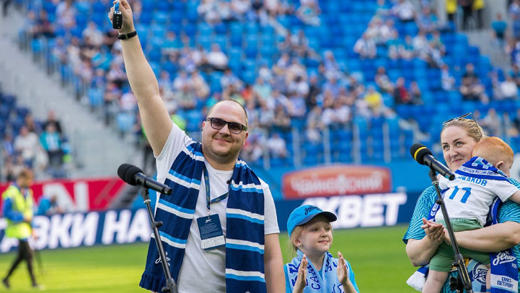 Иван Заманков — миллионный болельщик «Зенита» в сезоне-2017/18