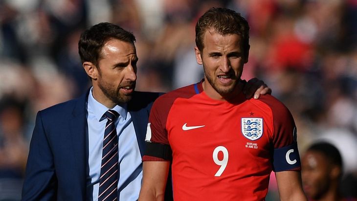 Гарет Саутгейт и Гарри Кейн