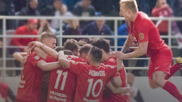 Футболисты «Енисея»