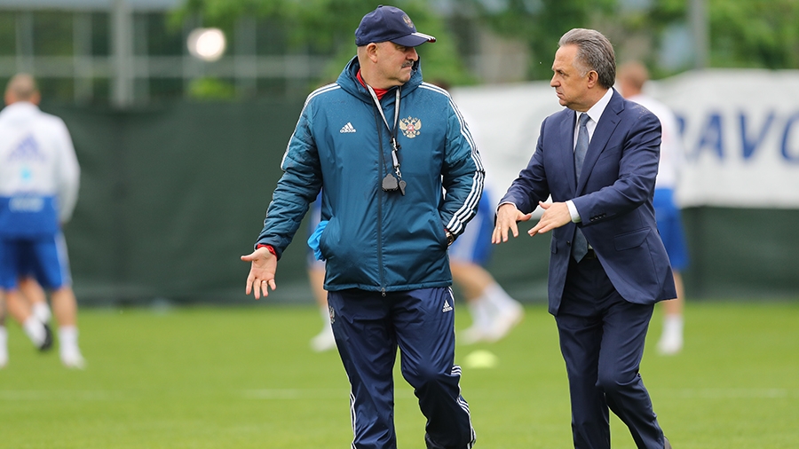 Станислав Черчесов и Виталий Мутко deep