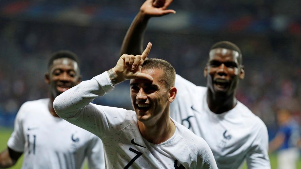 Гризманн вел за собой партнеров в атаке сборной Франции