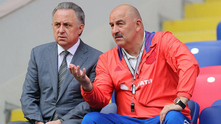 Виталий Мутко и Станислав Черчесов