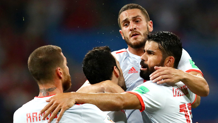 Сборная Испании не удержала победу Сборная Испании не удержала победу