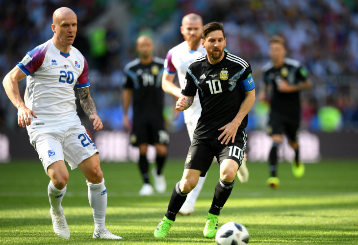 Месси плотно опекали весь матч