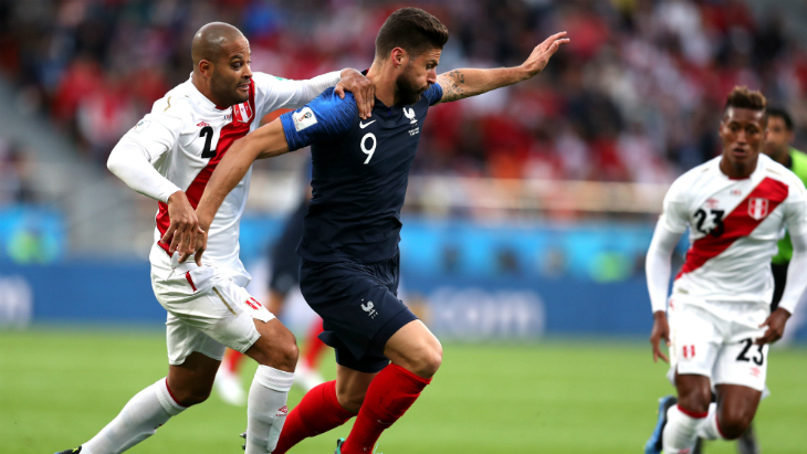 Жиру вышел с первых минут