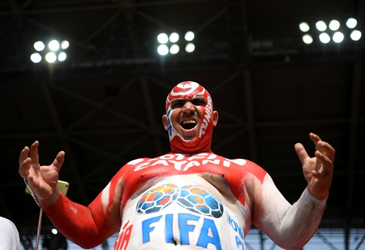 Болельщики устроили празник на трибунах